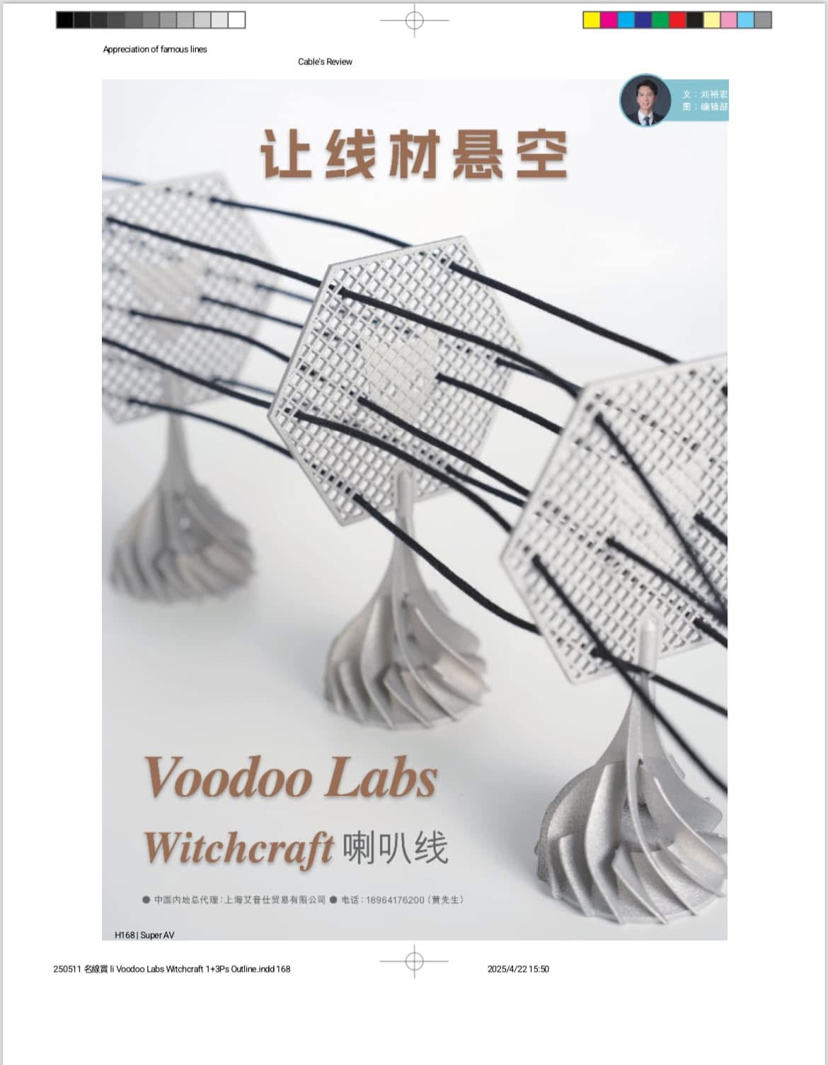 VL WITCHCRAFT™ V8 MASTER Speaker Cable Grid 2m